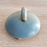 Japanese owl teapot in vintage stoneware