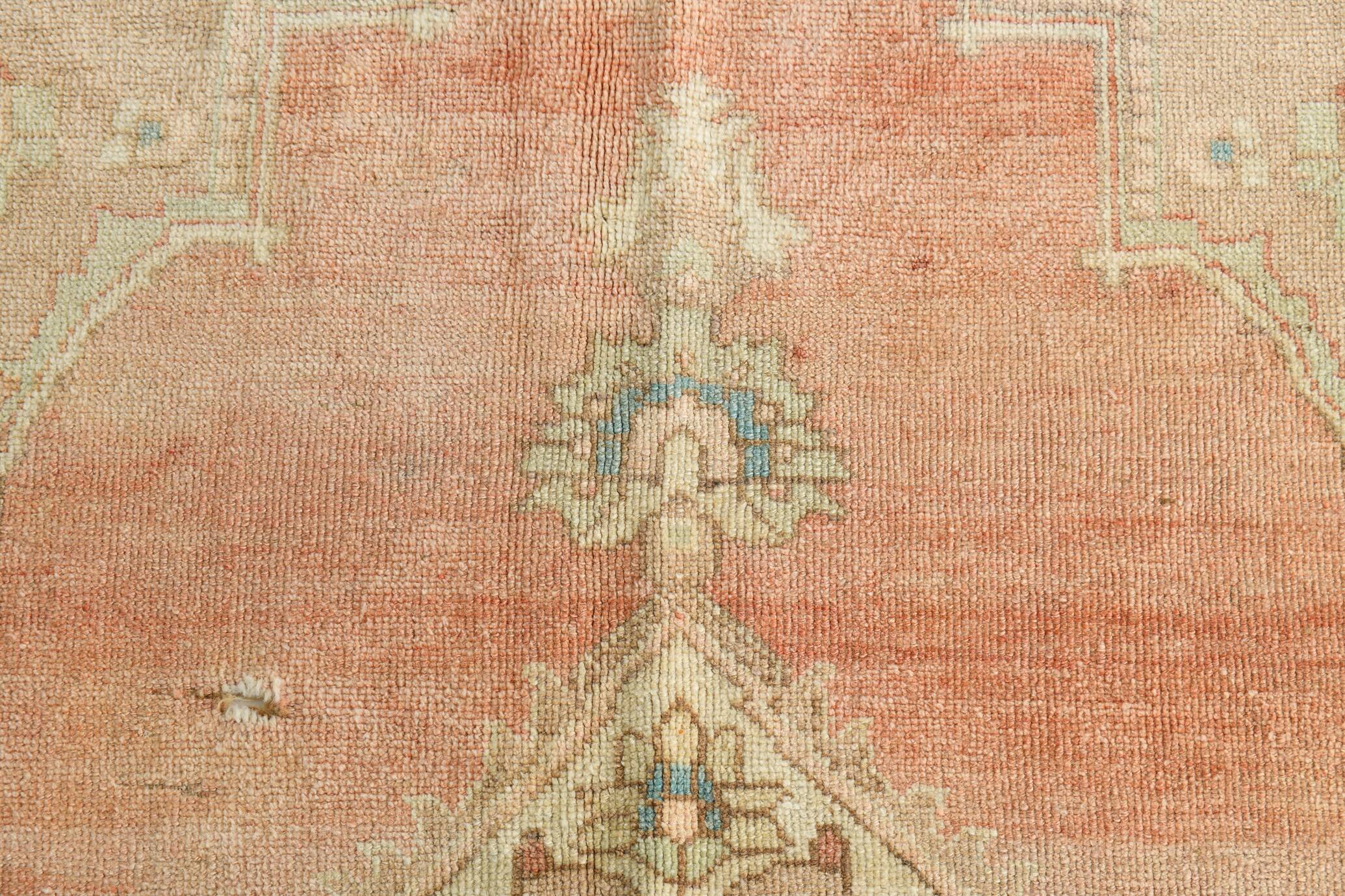 5x8 Peach Red Cream Turkish Rug, 240x164Cm SK 19201