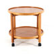 Danish Trolley with Removable Tray - teak