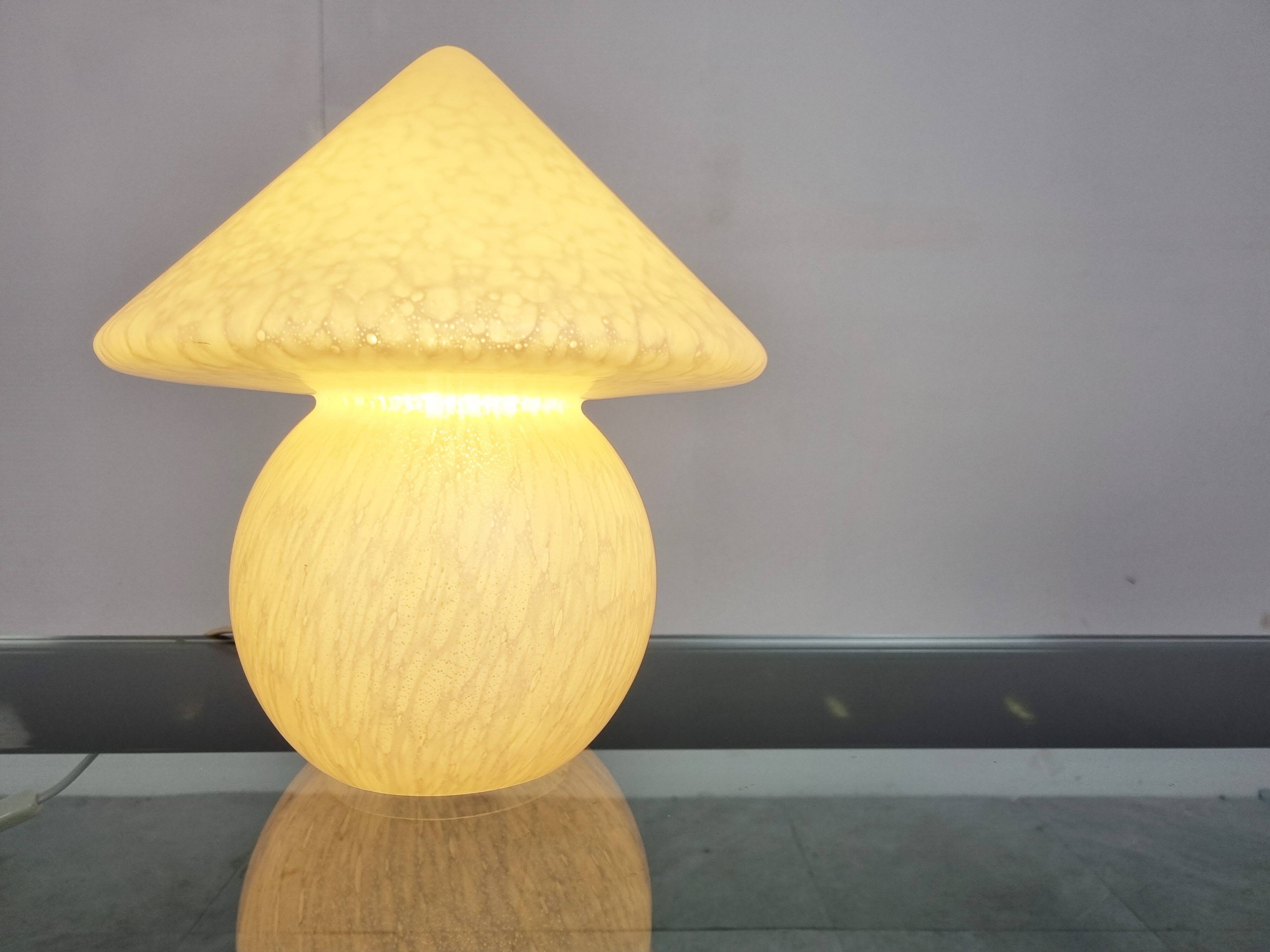 Vintage mushroom table lamp, 1970s