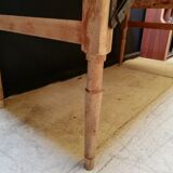 Table pliante en bois brasserie-guinguette , 6/8 couverts