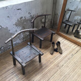 Pair of Ivory Coast chairs 50s