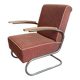 Cantilever Tubular Steel Armchair FN24 by Mücke-Melder, 1940-50s