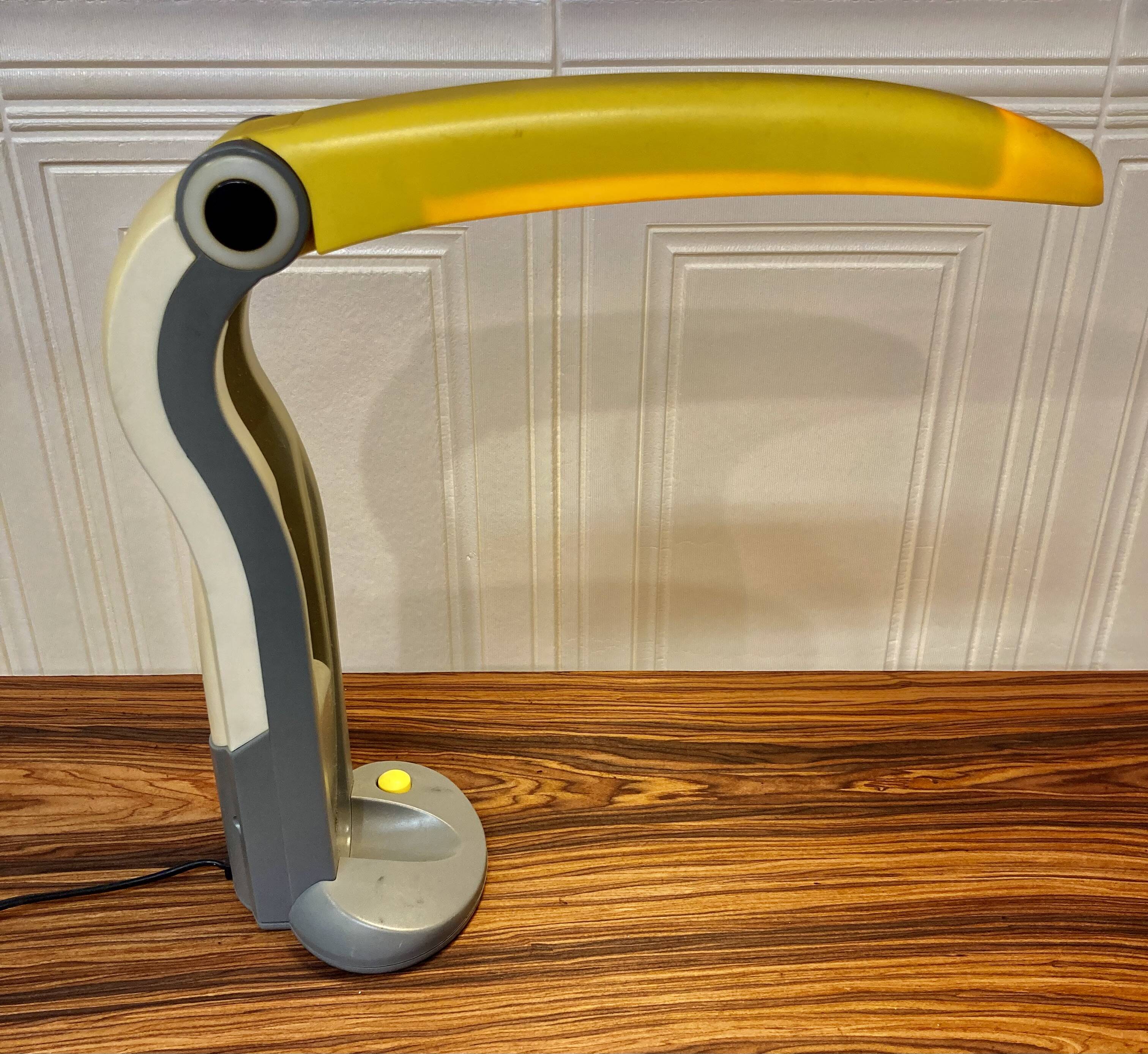 LARGE TOUCAN DESIGN LAMP 1980.