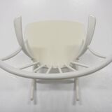 Rocking-chair en hêtre, Illum Wikkelsø, N. Eilersen, Danemark, 1960