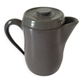 Brown-grey glazed stoneware jug