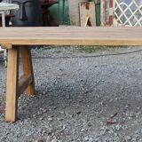Large recycled teak table