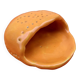 Salt dish yellow glazed ceramic