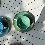 Coffee cups and under cups Digoin Sarreguemines