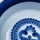 Saladier en porcelaine Bleu Saxe Kahla GDR