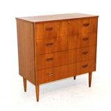 Teak chest of drawers, Sweden, 1950