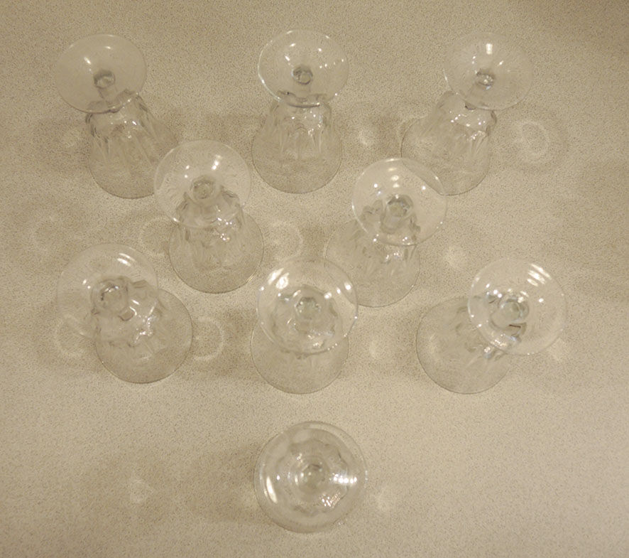 9 old walking glasses