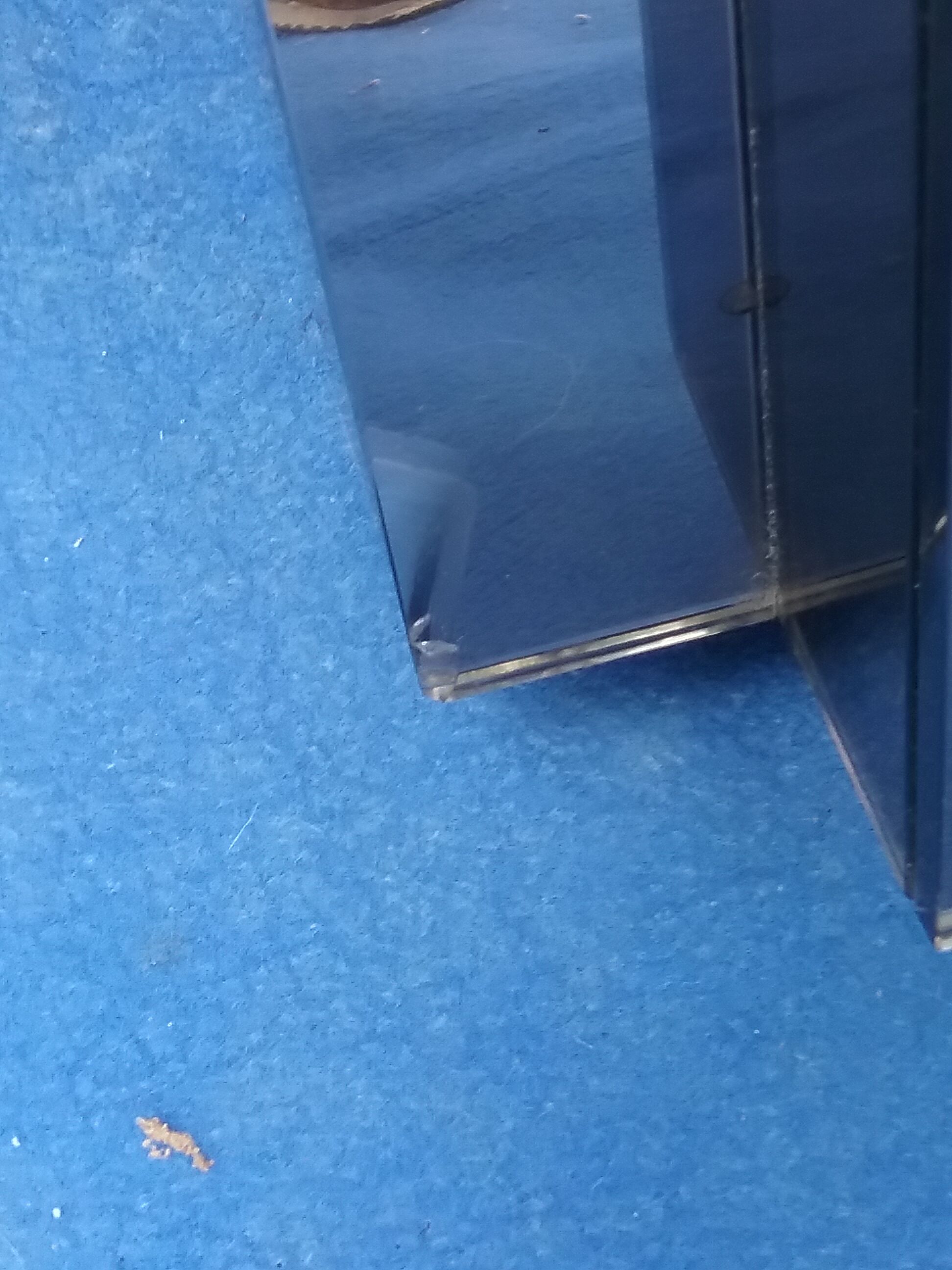 Vintage mirrored console