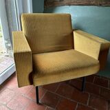 Pair of 1950s Pierre Guariche style armchairs