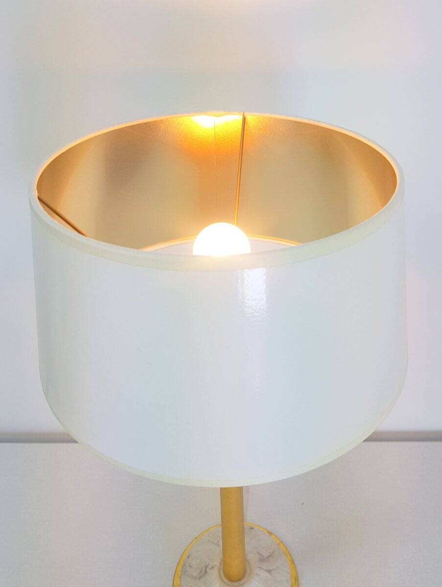 Regency Golden Table Lamp by Giulia Mangani, 1970s