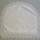 Taie d'oreiller enfant dentelle 1900
