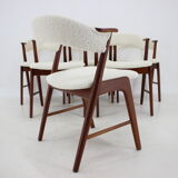 6 chairs in sheepskin fabric upholstery denmark