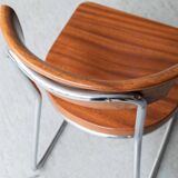 Set of 4 'B257' dining chairs by Emile Guillot, 1920s