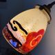 Antique bronze and glass paste wall light