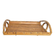 Vintage rattan tray