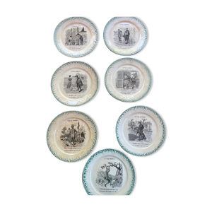 lot assiettes parlantes