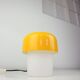 Rare Yellow Mushroom Table Lamp by Luigi Massoni for Guzzini, 1970s
