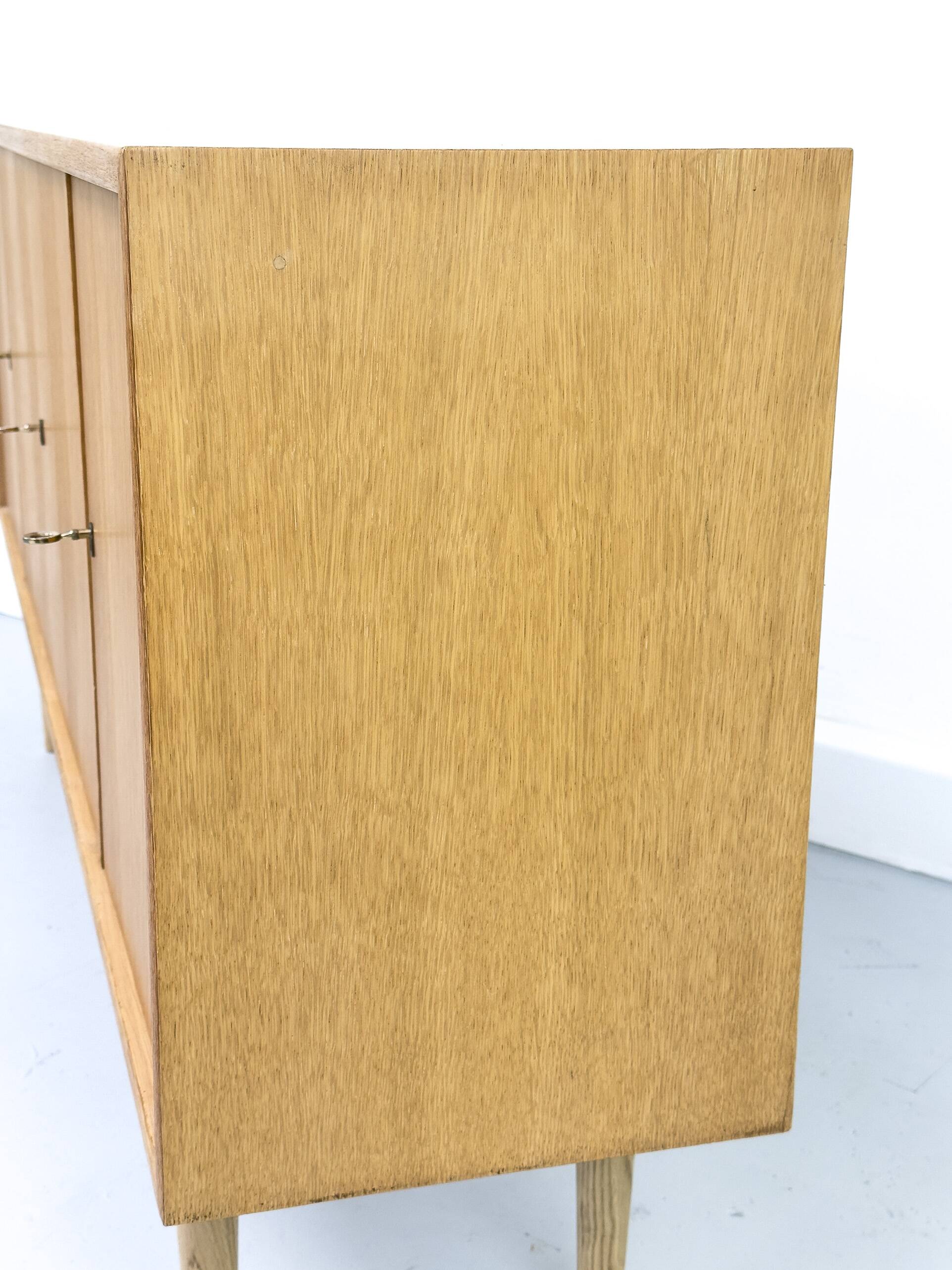 Mid-Century Light Oak Sideboard from WK Möbel, 1970s