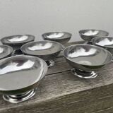 12 stainless steel cups 1970