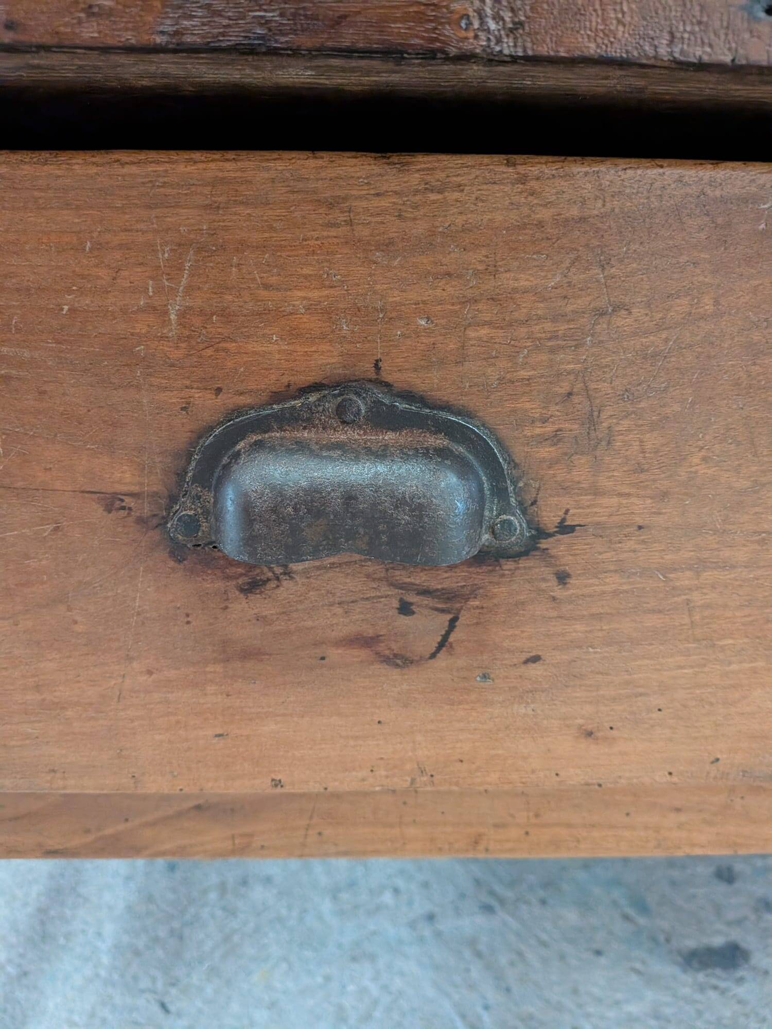 Table de ferme de cuisine fin XIXeme