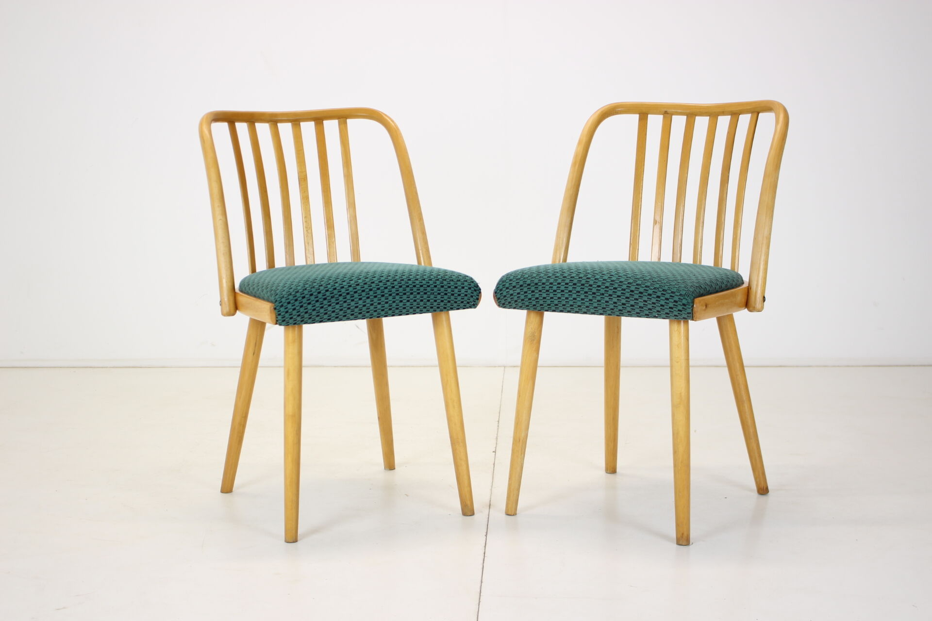 1960s Antonin Suman Set of Four Dining Chairs, Czechoslovakia