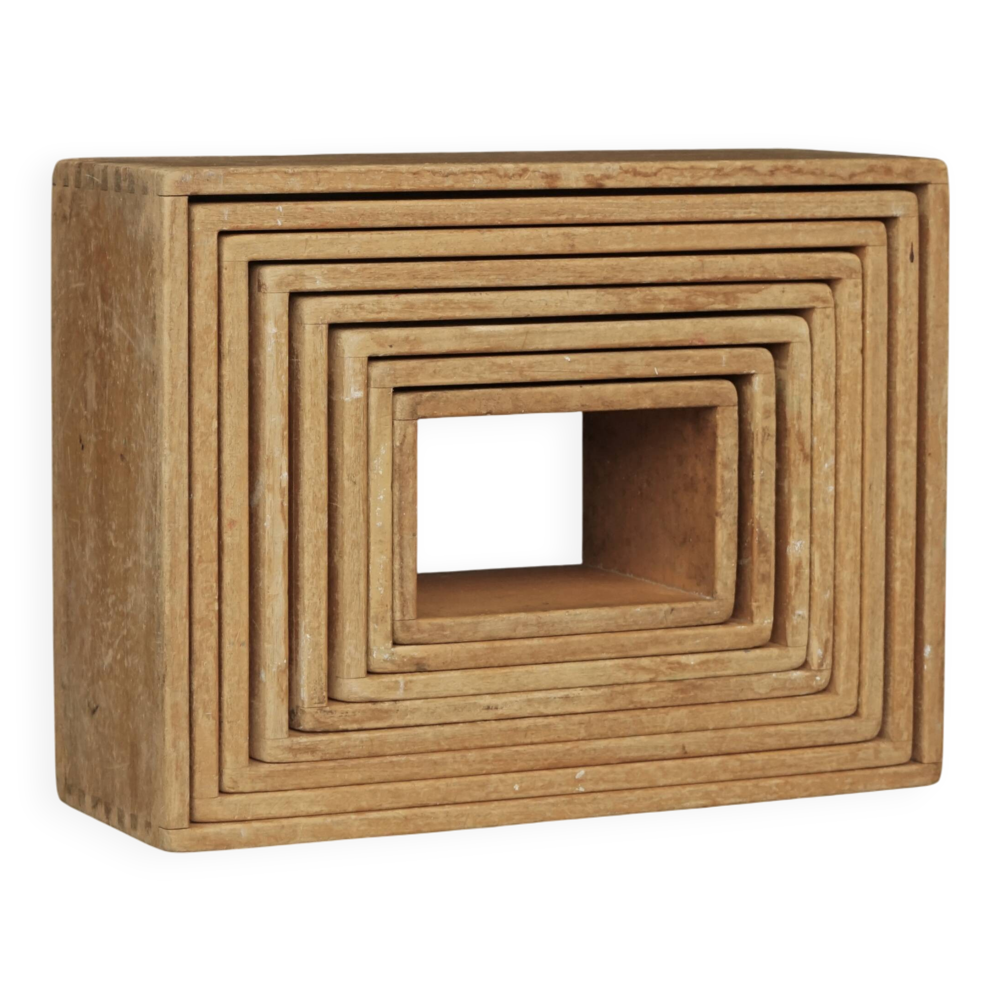 Blocs d'étagères modulaires, ensemble de 8, années 1950