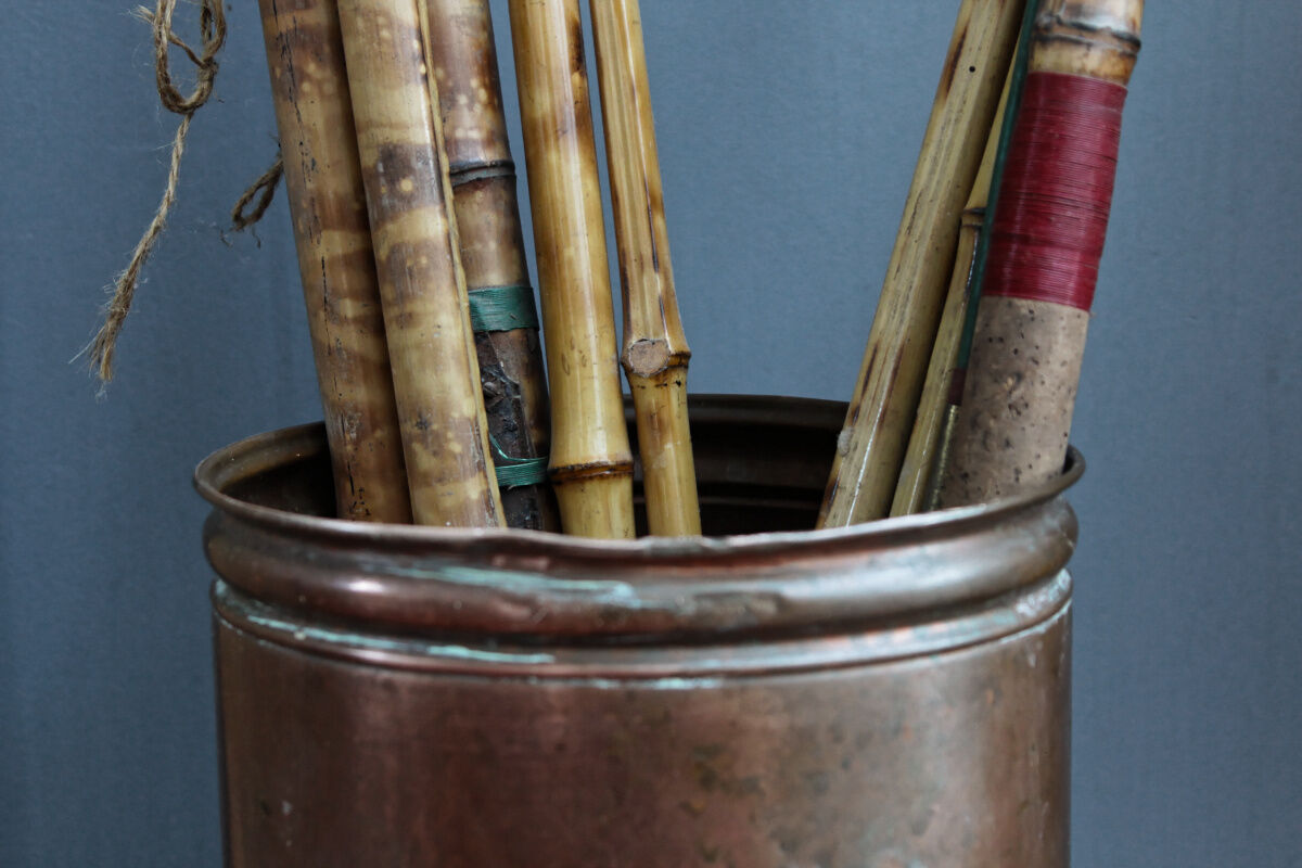 Early 20th century copper umbrella holder