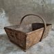 Antique picking basket harvest tray picking basket french