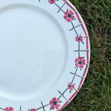 Plat à tarte fleuri