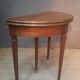 Table demi lune en acajou