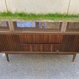 Grundig Scandinavian Hifi sideboard in wood and lacquered rosewood