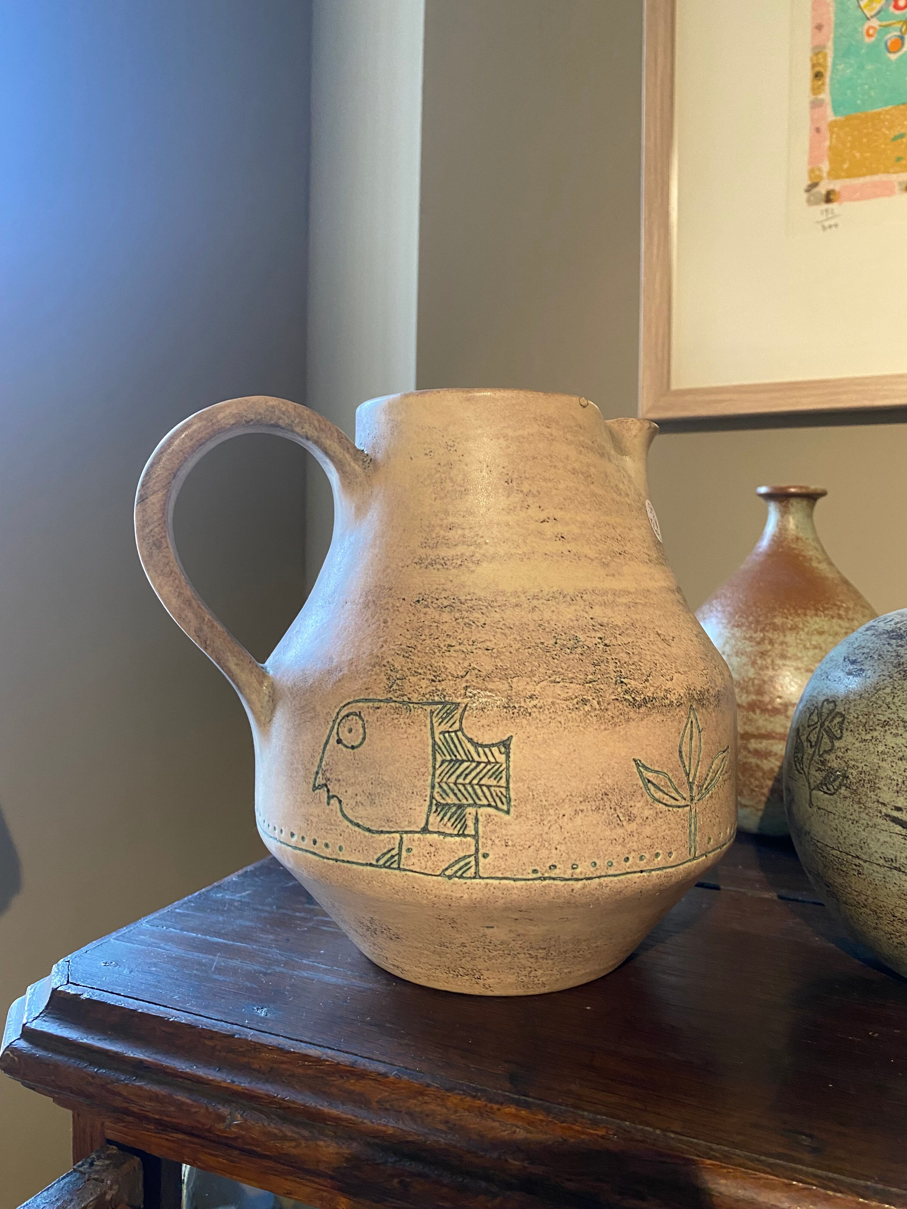 Large ceramic vase Jacques Blin