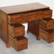 Georgian military campaign desk Regency with large map drawer