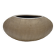 Vase lentille en céramique beige