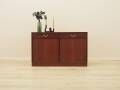 Danish mahogany veneered cabinet with drawers and lockable doors, 1970s