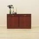 Danish mahogany veneered cabinet with drawers and lockable doors, 1970s