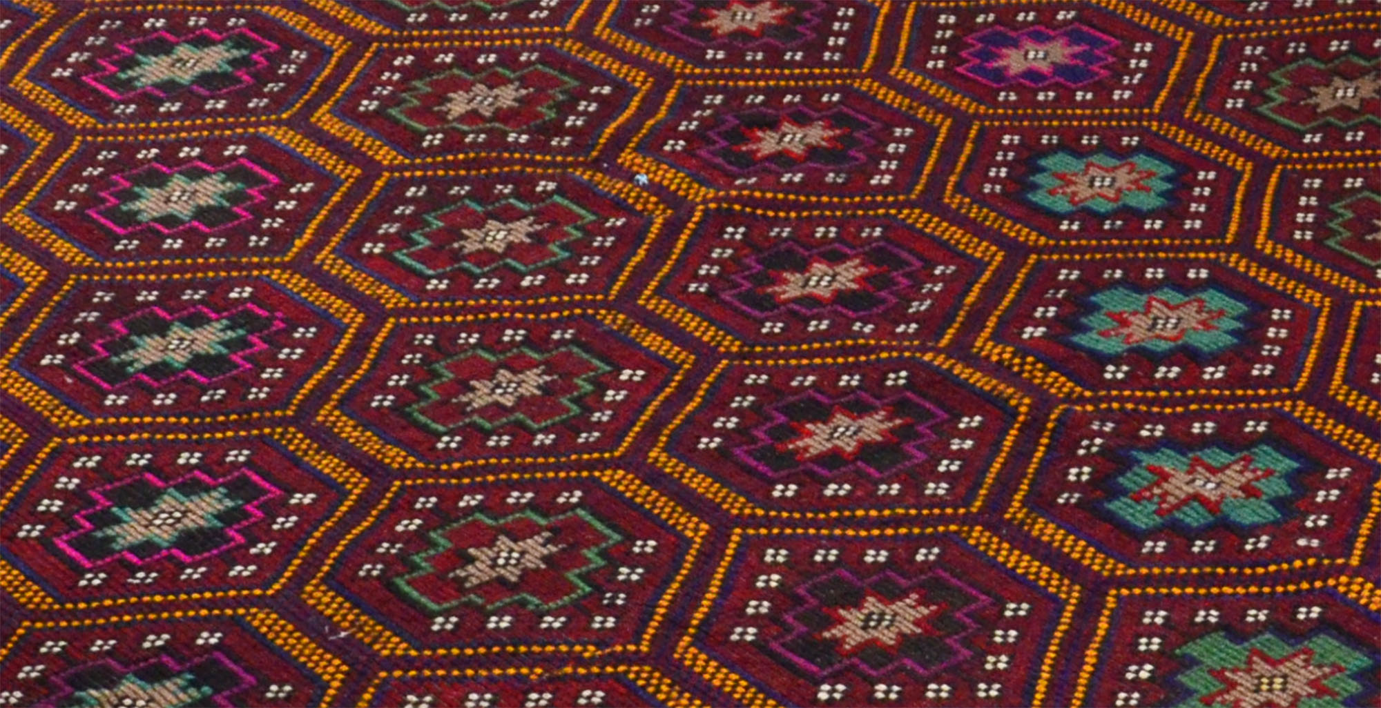 Tapis kilim anatolien fait à la main 336 cm x 203 cm