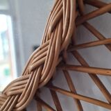 Wicker mirror