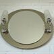 Illuminated Vanity Mirror Vintage Bathroom Wall Mirror from Germany 1980's