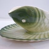 Fish dabbling sauce dish by Longwy
