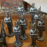 lead chess pieces