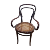 Fauteuil de bistrot Hoffman en bois courbé