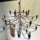 Lustre suspension Gino Sarfatti for Arteluce 30 lights model 2097 from the 1960s.