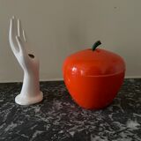 Orange apple ice bucket 1970