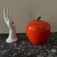 Orange apple ice bucket 1970